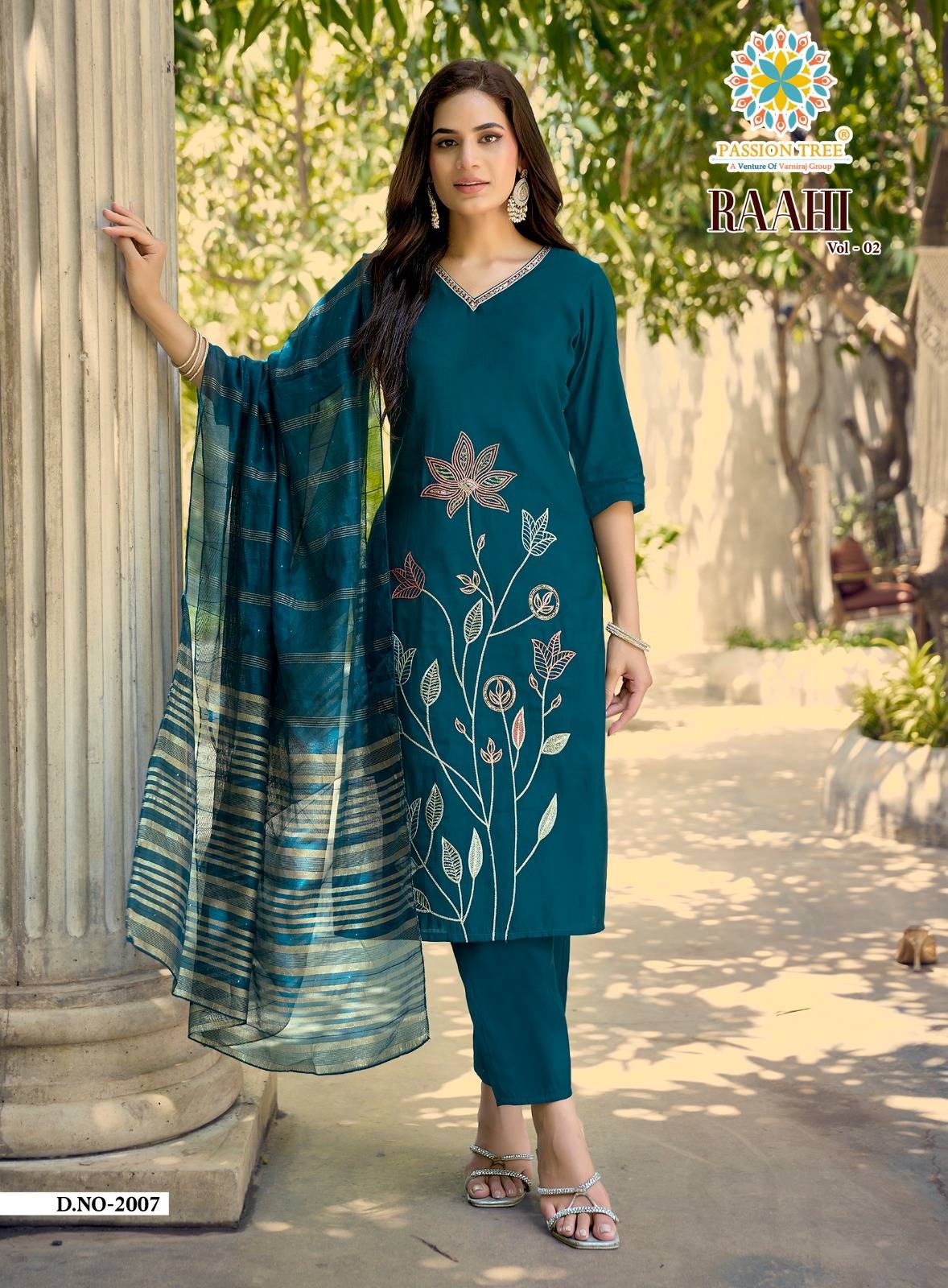 RAAHI VOL-2 By Passion Tree 2001 To 2008 Series Stylish Beautiful Colourful ROMAN SILK Dresses At Wholesale Price